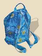 Hátizsák cippzáros vállpánttal Quilted hátizsák