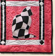 Quilt r�szlet, t�z�s