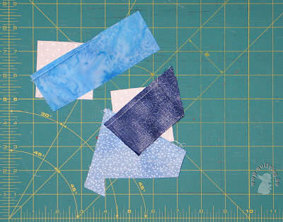 A patchwork k�sz�t�sa 1. l�p�s