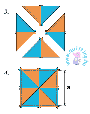 Quarter-Square Triangles 3.